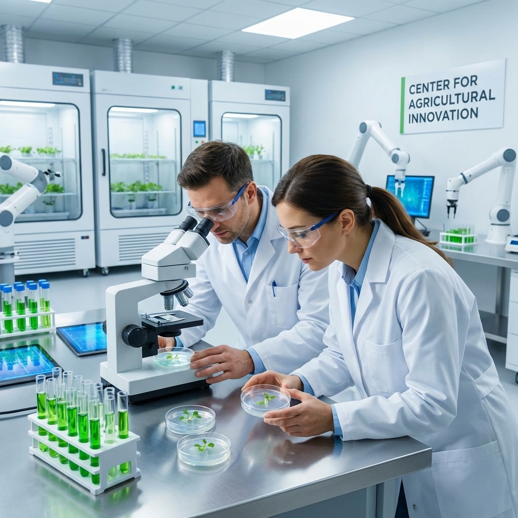 Agricultural soil-testing laboratory